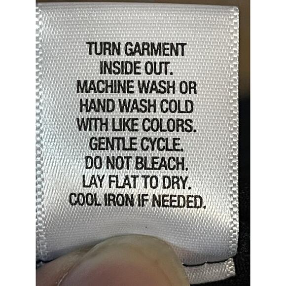 Roz & Ali Pants Womens 16 Black Pinstripe Wide Leg Dress Trousers Stretch Work - Picture 10 of 10